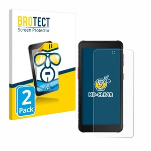 2x Film Protection Ecran pour Samsung Galaxy XCover 5 Clair Protecteur - Photo 1/7