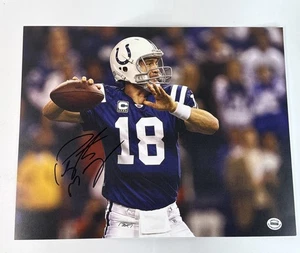 Peyton Manning handsigniertes 11x14 Foto Indianapolis signed COA Hologramm - Bild 1 von 5