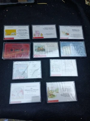 Lot of 10 Vintage 1980s 1990s Scholastic Cassettes Tapes SEALED Clifford Bears  - Image 1 of 4