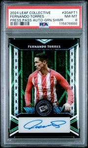 2024 Leaf Collective Press Pass Autographs #20AFT1 Fernando Torres Auto PSA 8 - Picture 1 of 2