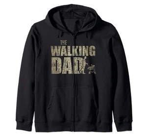 Walking Dad Funny New Dad Gift Christmas Father's Day Zip Hoodie - Picture 1 of 1