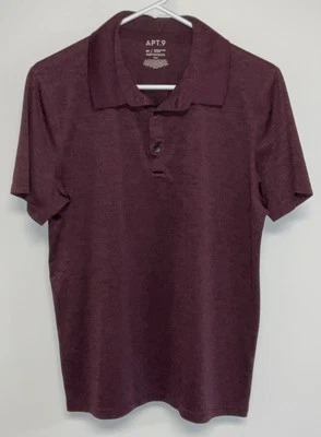 Apt. 9 Performance Short Sleeve Polo Men’s Medium Purple.   11279 - Image 1 of 3