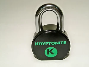 Bloqueo de candado resistente de acero sólido resistente de 1" endurecido 2 llaves" Kryptonita NUEVO - Imagen 1 de 2