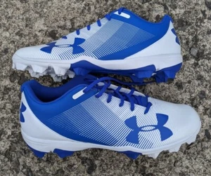 NWT UA Heater mid ST Size 13 Royal Blue Authentic Cleats 1297317-411  - Picture 1 of 11