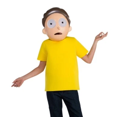 Morty And Morty Cartoon  Halloween Costume SHIRT ONLY Child Size XL 14-16 - Image 1 of 4