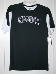 Missouri Tigers Baseball Women's Top Short Sleeve Black White Size Small - Picture 1 of 4