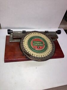 Vintage Toy Simplex Typewriter #1