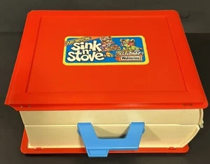 Wolverine Vintage Sink N Stove Play With Me Kitchen Set Carry Case & Accessories - Picture 1 of 8