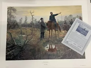 Signed, Mort Kunstler, The Last Meeting, COA, 1246/1500 MINT Never Framed - Picture 1 of 12