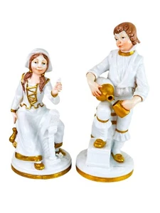 RARE - VINTAGE P.A.E.S.A. LOPEZ MORENO PORCELAIN STATUES - Made in Spain - Picture 1 of 7