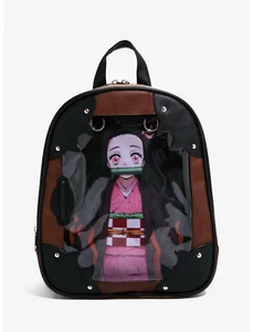 Demon Slayer Nezuko Kimetsu No Yaiba Tanjiro Bioworld Mini Backpack NWT - Picture 1 of 1