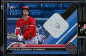 2023 Topps Now #455B Shohei Ohtani Blue Game Used Base Relic #d /49 - Picture 1 of 2