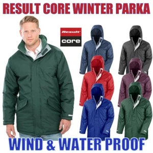 Result Core Unisex Invierno Largo Parka A Prueba de Viento-Agua Chaqueta Abrigo Cálido con Capucha - Imagen 1 de 18