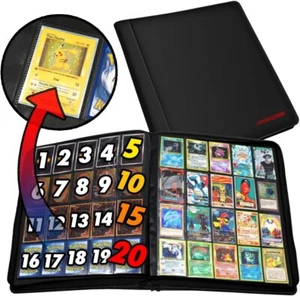 1280+ Cards 20 Pocket Card Binder Collector Card Album - Pages Compatible wit... - Picture 1 of 6