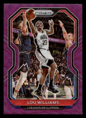 Lou Williams 2020-21 Panini Prizm Purple Wave Prizms #151 - Image 1 of 2