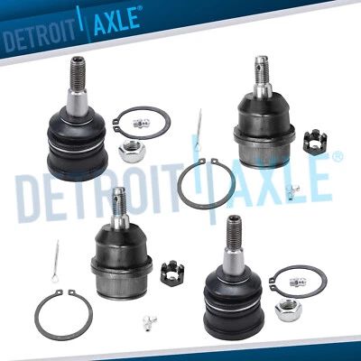 Front Upper Lower Ball Joints Kit for 2005 - 2010 Jeep Commander Grand Cherokee - Imagen 1 de 4