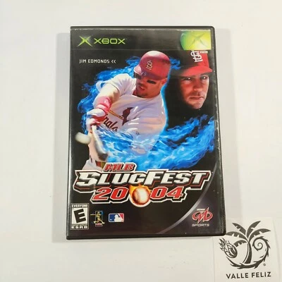 MLB SlugFest 2004 (Microsoft Original Xbox) Complete CiB And Tested Working - Image 1 of 4
