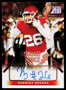 2021 Pro Set Power #GF-KB1 Kennedy Brooks Ground Force Autographs - Picture 1 of 2