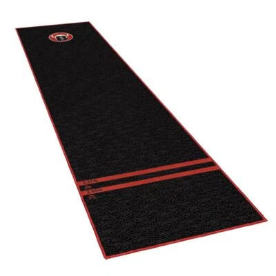 BULL'S Carpet Mat "170" Schwarz | Carpet Mat Dartteppich Matte für Dartscheiben