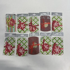 10er Pack Weihnachtsgeschenkkartenbeutel verschiedene Designs NEU 19,90 $ Farbe auf Verpackung - Bild 1 von 13