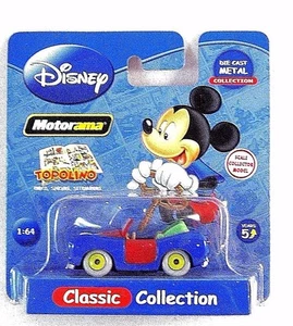 WALT DISNEY MICKEY MOUSE CAR N.113 MOTORAMA 1/64 DIECAST CAR MODELO DE COLECC... - Imagen 1 de 11