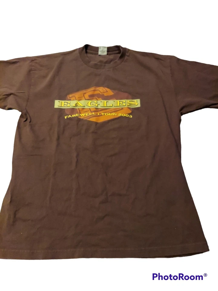 Aero USA Eagles Band Farewell I Tour 2003 De Colección Marrón Talla XL ¡IMPRESIONANTE! Foto 1 de 4