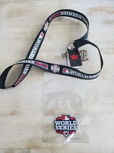NEW 2012 WORLD SERIES LANYARD & “I WAS THERE” EXCLUSIVE PIN SAN FRANCISCO GIANTS - Picture 1 of 5