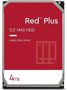 Western Digital Red Plus 1TB, 2TB, 4TB 3.5" SATA 256MB NAS Hard Drive - Picture 1 of 6