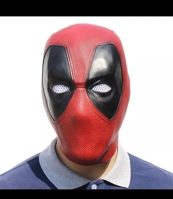 Deadpool Cosplay Mask | Marvel Superhero Costume Full Head Mask - Image 1 of 4