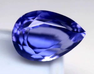 6.50 Ct Certified Natural Brazilian Purple Amethyst Pear Cut Loose Gemstone 13x9 - Picture 1 of 8