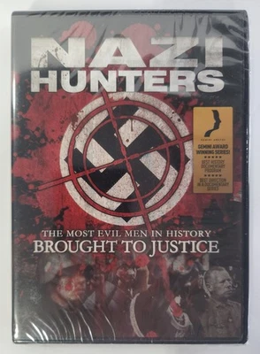 NAZI HUNTERS DVD EVIL MEN BROUGHT TO JUSTICE 8 EPISODE SET 2010 NEW & SEALED - Image 1 of 3