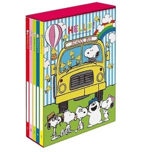 Peanuts Snoopy PHOTO ALBUM 5 Books Box 210 Pockets Kawaii Cute Japan - Picture 1 of 3