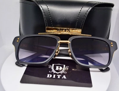 Dita Mach Three 18K Gold Titanium Sunglasses Made In Japan with Case - Image 1 of 4