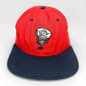 Vintage 90s Lansing Lugnuts New Era Pro Model Snapback Hat~High-A Baseball RARE! - Picture 1 of 9