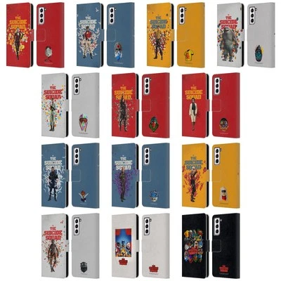 THE SUICIDE SQUAD 2021 CHARACTER POSTER LEATHER BOOK CASE FOR SAMSUNG PHONES 4 - Image 1 of 4