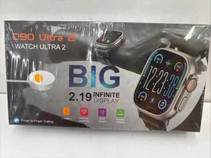 Reloj C90 Ultra 2 - Reloj Grande 2.19 Pantalla Infinita Nuevo en Caja Banda Deportiva Naranja 49MM - Imagen 1 de 5