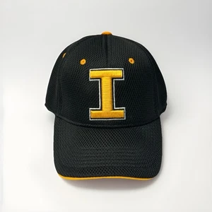 Iowa Hawkeyes Top of the World One Fit Hat Black Stretch Cap - Picture 1 of 8