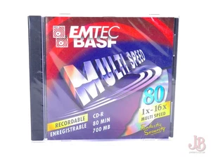EMTEC BASF - CD-R - 80min 700mb - sealed recordable CD - Picture 1 of 2