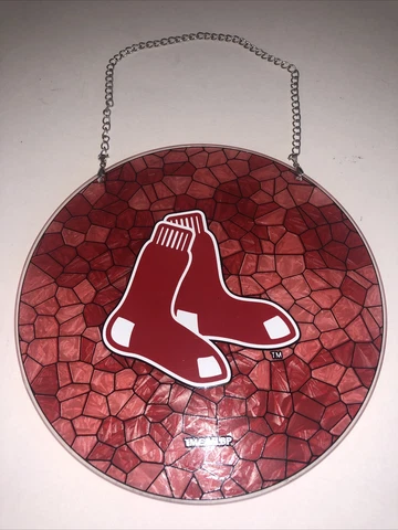 BOSTON REDSOX MLB Window Art Glass Sun Catcher Baseball Team GREAT GIFT! Cover