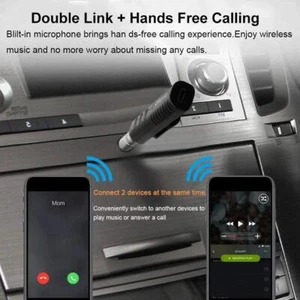 Wireless Bluetooth Receiver AUX 3.5mm Audio Stereo Free Music Adapter~ Car H6Z1 - Picture 1 of 7