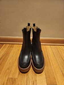 COACH Women's Delaney Chelsea Boots, size 8.5 Black EUC - Picture 1 of 8