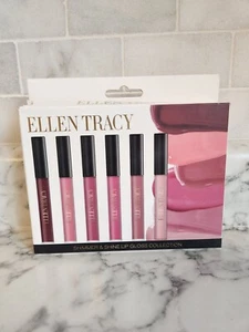 Ellen Tracy Shimmer & Shine Lip Gloss Collection Set Of 6 - Picture 1 of 5