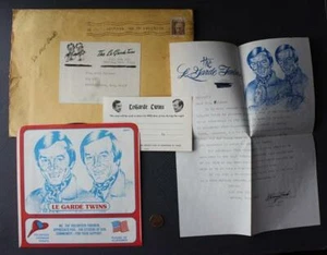 1973 Sabina Ohio Le Garde Twins Fireman's Tribute 45 rpm record 5 piece set----- - Bild 1 von 1