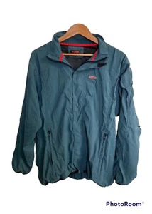 Wolverine Boots Apparel Gear Outdoors Mens Large Windbreaker Blue Jacket - Picture 1 of 12