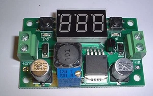 Step Down Adjustable Power Supply Module with display 1.5V-35V out UK Seller - Picture 1 of 5