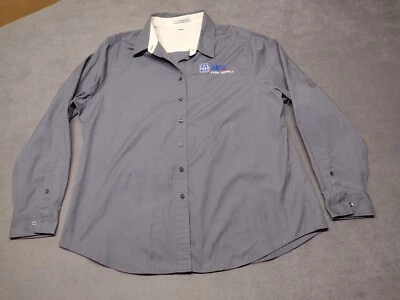 Camisa para mujer Port Authority manga larga abotonada MFA Farm Supply bordada... Foto 1 de 4