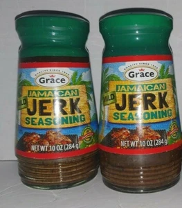 Grace Jamaican Jerk Seasoning Mild 10 oz. Pack of 2 - Picture 1 of 3