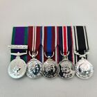 Gsm, Diamond, Platinum, Coronation Prison Service Miniature Medal Courtmount Set