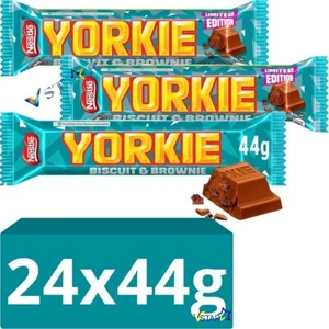 Yorkie Biscuit & Chunky Brownie Barra de Chocolate con Leche Edición Limitada 44g - Imagen 1 de 7
