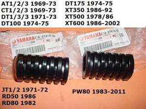 Yamaha CT1 CT2 CT3 JT1 JT2 RD50 RD80 PW80 Footrest Cover x2 OEM Peg 214-27413-00 - Bild 1 von 2
